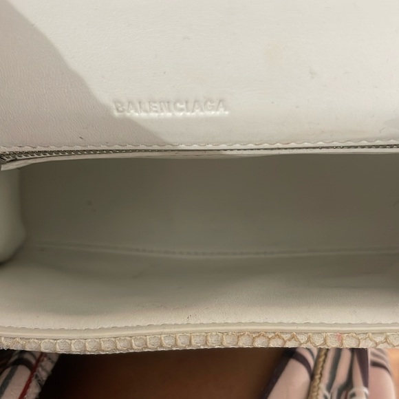 Balenciaga Ivory Mesh Shoulder Bag - Picture 5 of 5